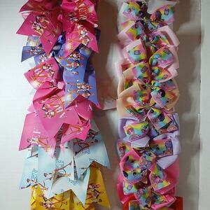 Colorful Character Hair Bows